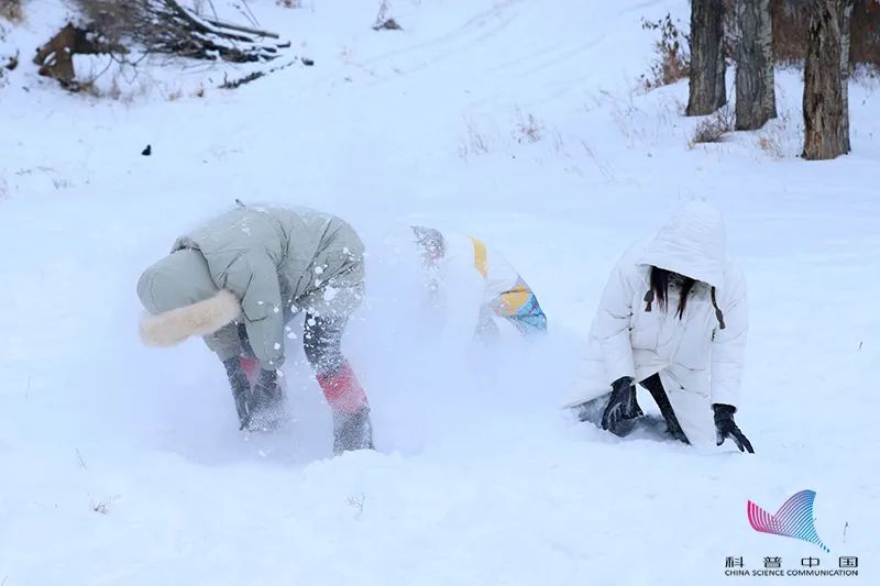 雪地里玩雪超过