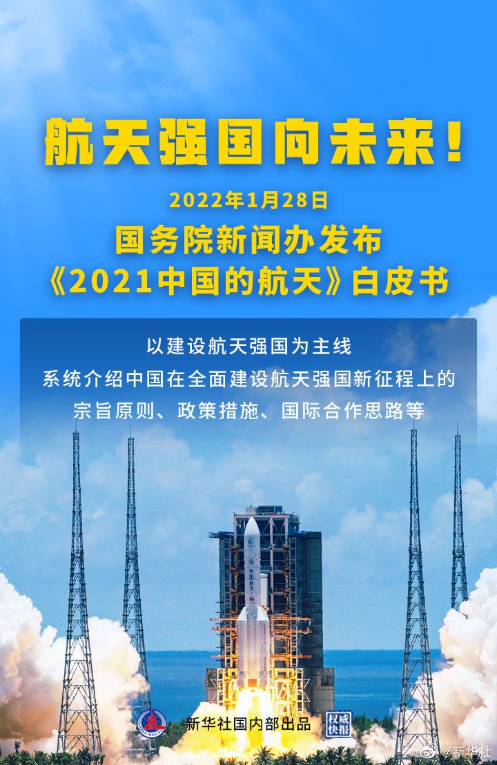 国务院新闻办发布《2021中国的航天》白皮书　