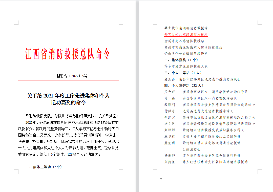 这个消防救援站不一般，五年三立集体三等功！