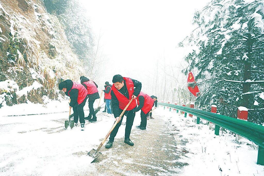 江西抚州：雪中景 雪中情