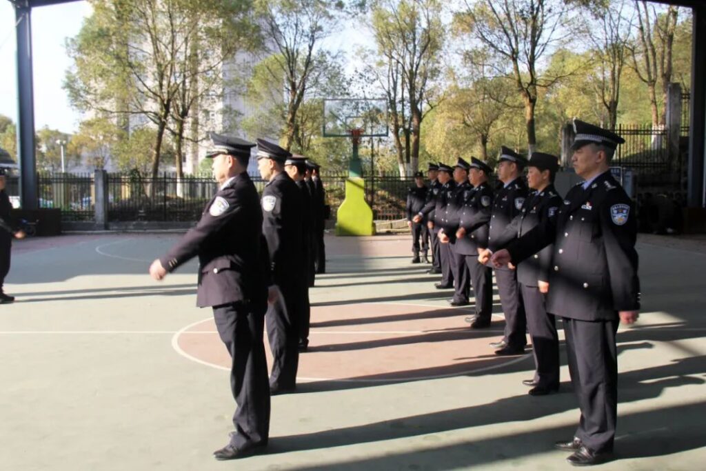 学条令，促规范，分宜公安开展队列专项训练