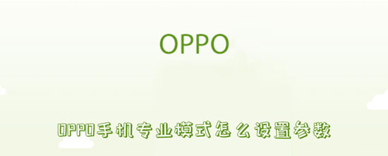 oppo相机设置(oppo相机专业模式怎么设置)