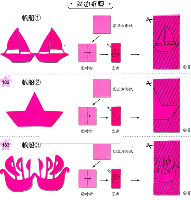 简易剪纸图案大全及方法(剪纸教程图案)