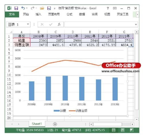 excel设置复选框的方法(excel表格中设置复选框)