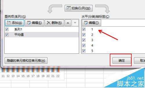 Excel折线图平均值(excel柱状图怎么做平均数线)