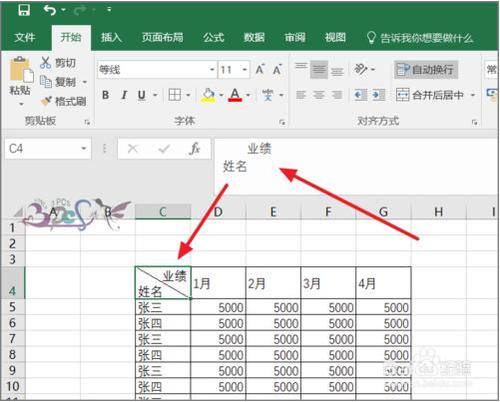 excel中加入斜线怎么写字(excel表格斜划线上下怎么写字)