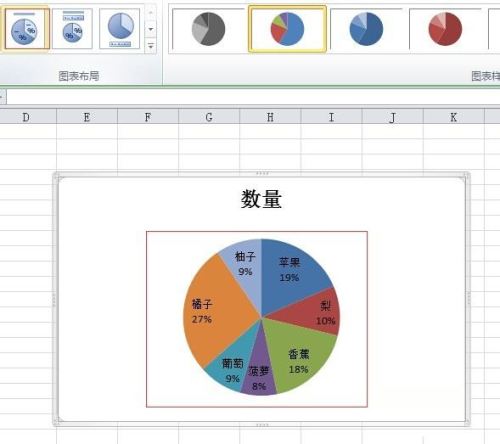 excel2010饼图如何显示数据和百分比