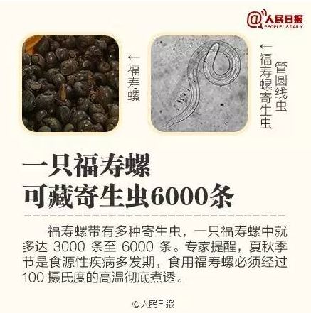 警惕！寄生虫多达6000条！看见这种东西千万别碰