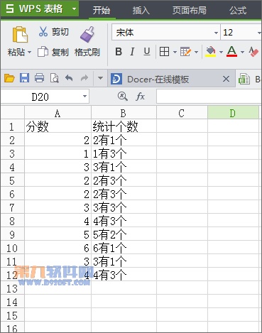 怎么统计excel某一列中相同内容的个数