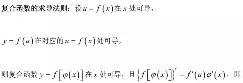 复合函数求导公式_复合函数求导法则