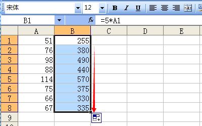 excel如何一列数乘以同一个数(excel一列同时乘以一个数)