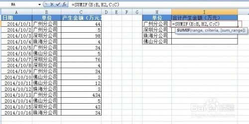 sumif相同项求和(sumif函数删除重复项后求和)