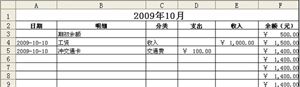 怎样用excel表格记账(怎么做表格记账)