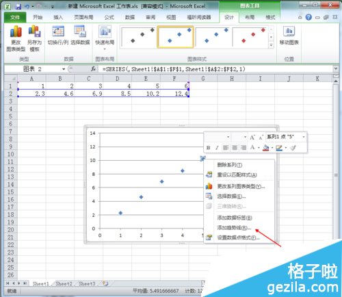 怎样用excel做回归直线(excel建立回归直线方程)