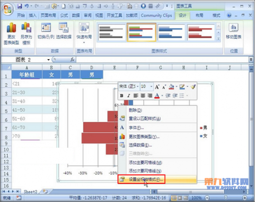 双向条形图制作技巧(excel怎么制作对称条形图)