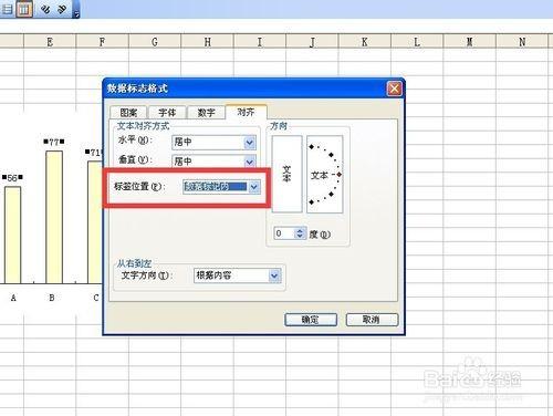 图表上方怎么显示数据(excel怎么设置图标的位置)