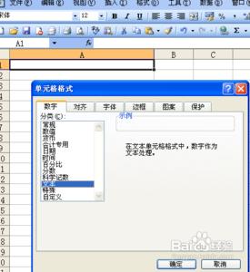 在excel2010中输入以0开头的数字