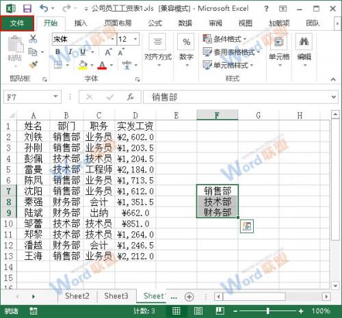 在excel中可以按照自定义的序列进行排序吗