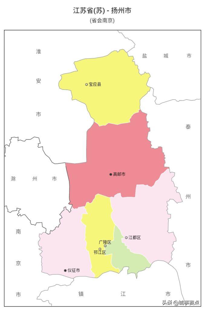 江苏省有哪些市_内附江苏省各市详细行政区划图