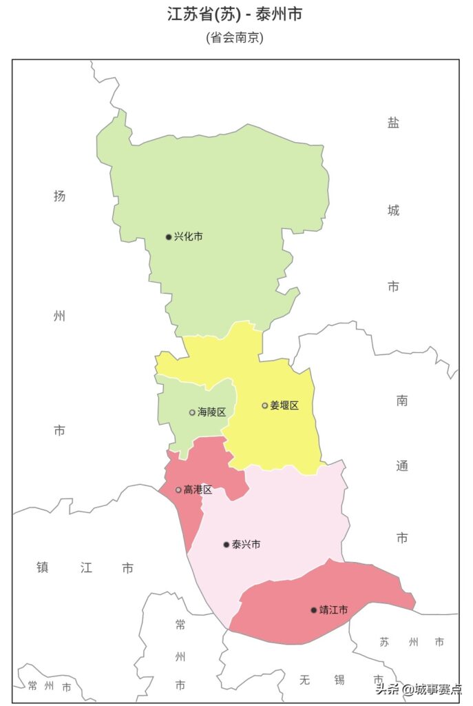 江苏省有哪些市_内附江苏省各市详细行政区划图