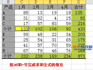 excel怎么输入自动求和公式(excel输入自动求和公式)