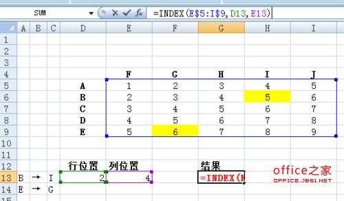 excel 查找指定内容行列(excel查找对应行列的数据)