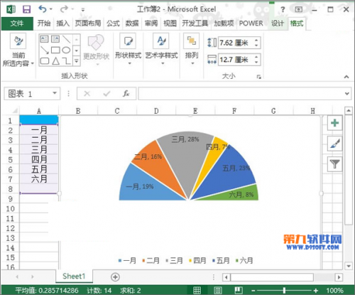 excel绘制圆饼图(excel饼图图表制作教程)