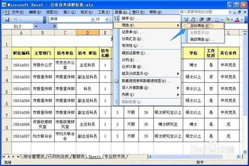 Excel自动筛选怎么弄(excel如何利用自动筛选)