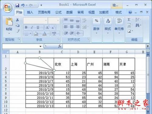 excel表格中怎么画斜线(excel的表格斜线怎么画)