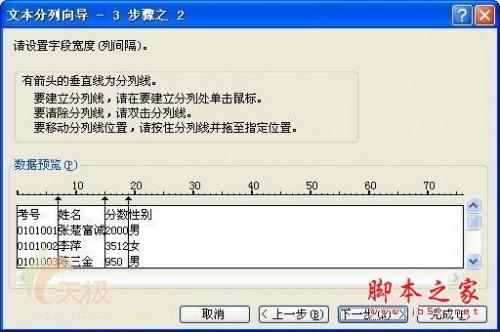 txt复制到excel 自动分列成文本格式