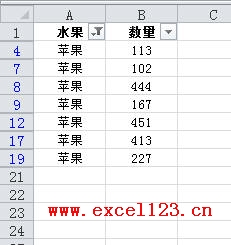 excel2007粘贴时跳过隐藏行