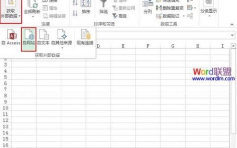 网页的数据如何导入excel(excel2010中如何导入网页数据)