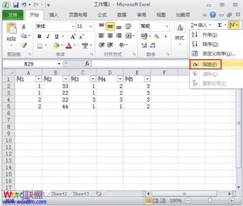 在excel工作表中,使用高级筛选命令(excel利用工作表筛选)