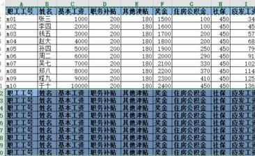 excel表怎么批量设置表头(excel如何自动添加表头)