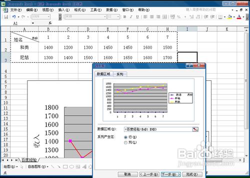 excel2003如何制作折线图(excel2010制作折线图教程)