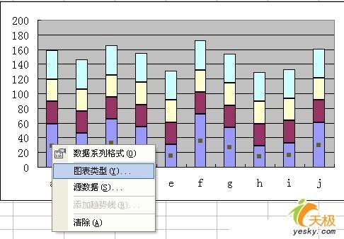 excel横向分割线(excel图表如何纵横切换)