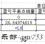 盈亏平衡点的计算(excel计算盈亏平衡点)