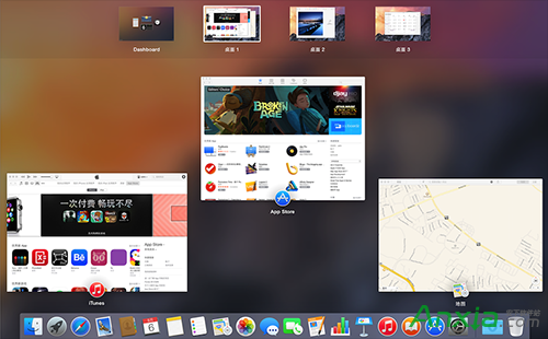 苹果电脑的mission control