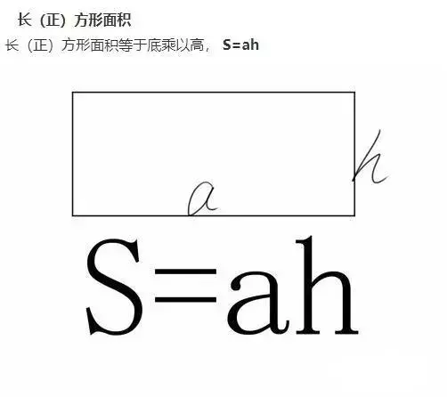 长方体的表面积公式_小学数学公式大全