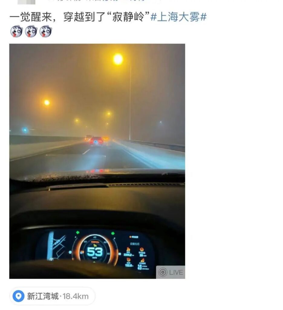 市民实拍上海暴雨：白昼如黑夜