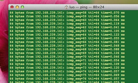 macos ping命令(苹果电脑ping命令)
