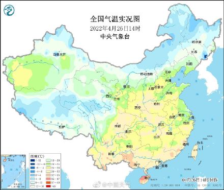 北方多地气温将创今年来新高