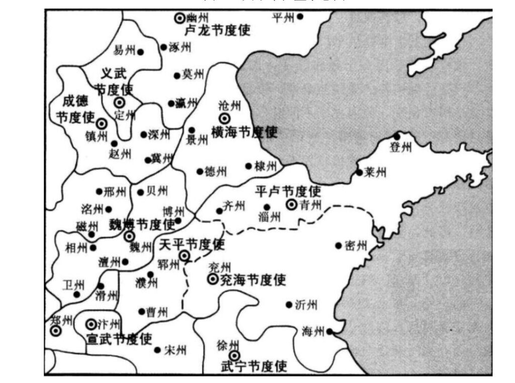 唐末藩镇割据地图_唐末各藩镇兵力详细数据