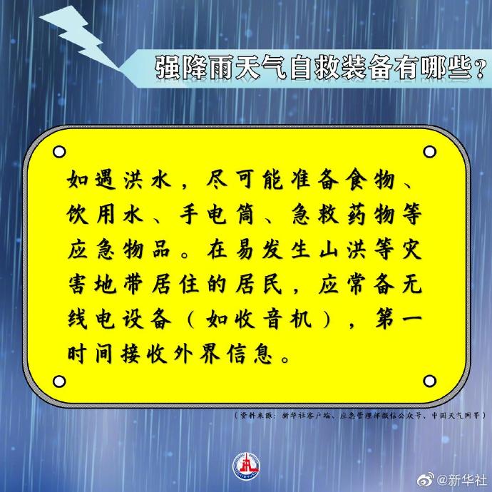 暴雨来临如何避险自救