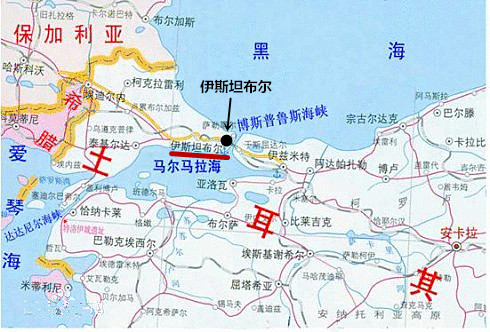 黑海通过什么与地中海相通(黑河与地中海的唯一通道)