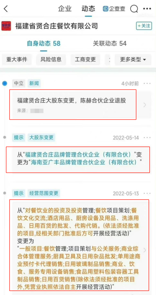 陈赫退股贤合庄 加盟商集体维权