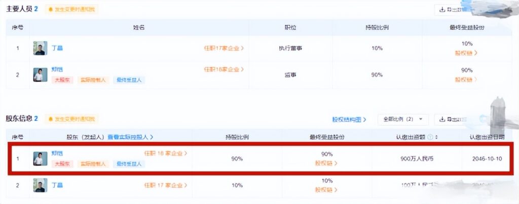 郑恺900万股权被冻结