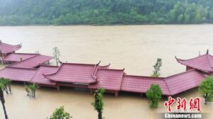 福建松溪现历史最大洪水 洪涝严重