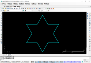 用CAD怎么画六角星_六角星绘制教程