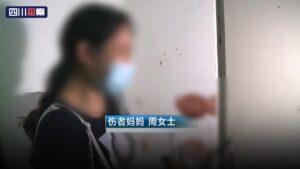 从17楼坠落男童曾遭8岁男孩踢打